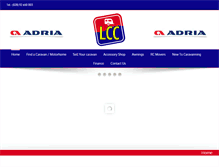 Tablet Screenshot of lisburncaravancentre.com